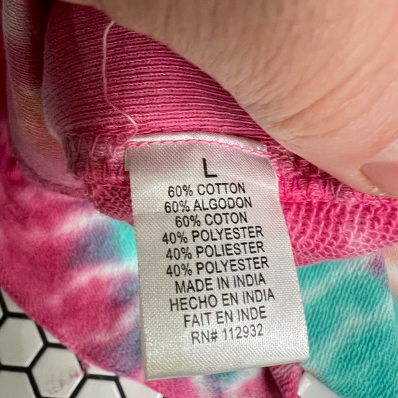 Nwt dreamsicle tie dye sweatshirt size large - Picture 3 of 4